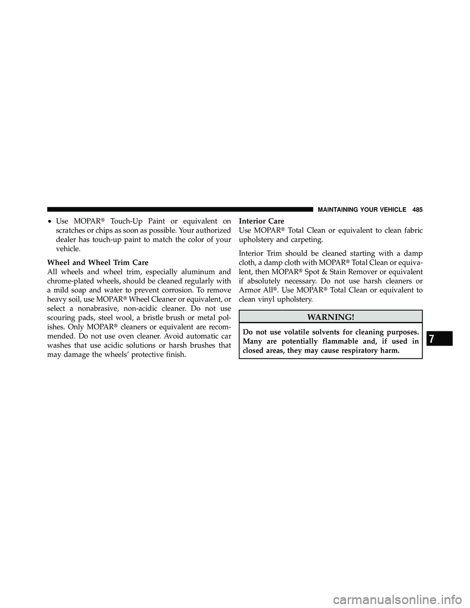 JEEP WRANGLER 2010  Owners Manual 