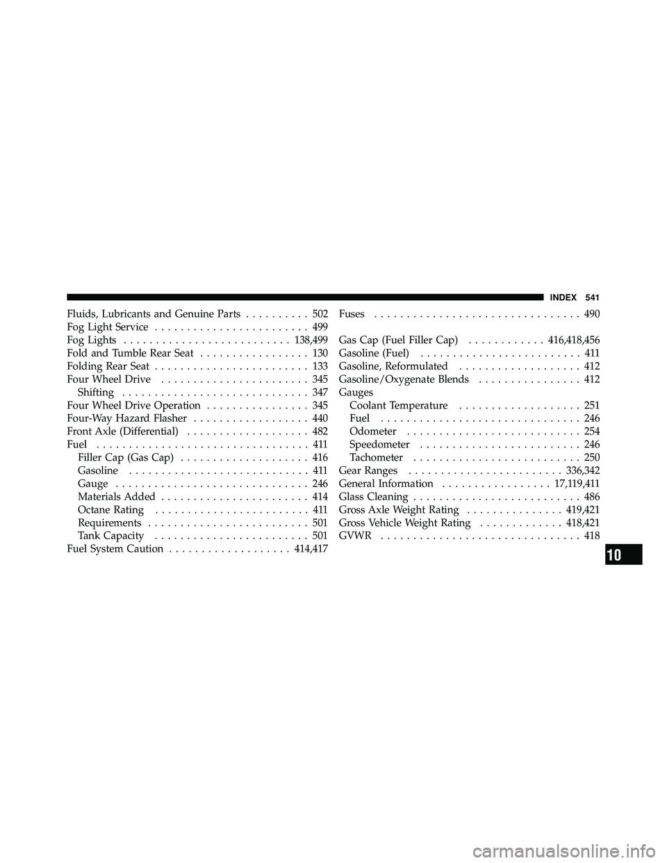 JEEP WRANGLER 2010 Owners Manual JEEP WRANGLER 2010 Owners Manual