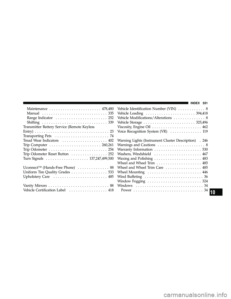 JEEP WRANGLER 2010 Owners Manual JEEP WRANGLER 2010 Owners Manual