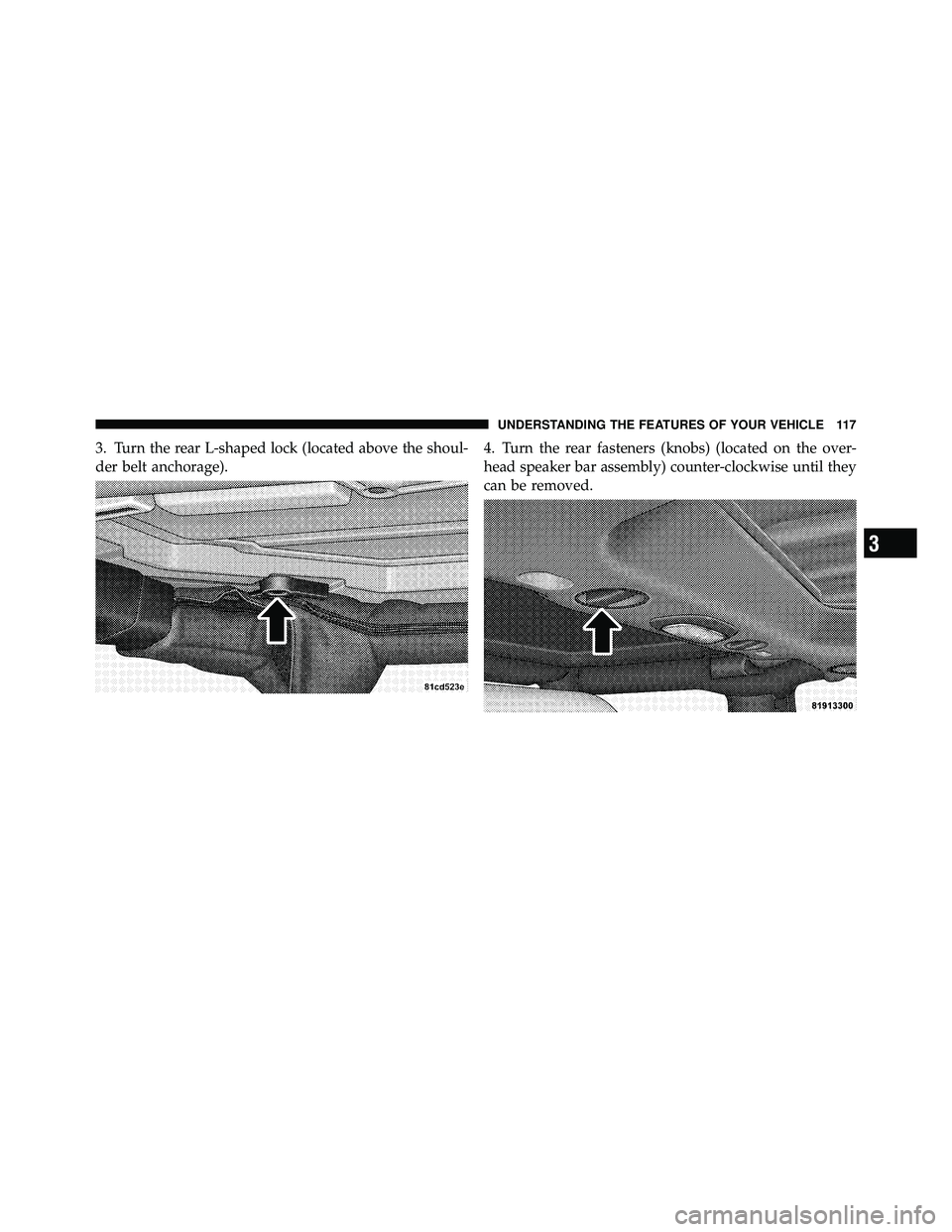 JEEP WRANGLER 2009  Owners Manual 3
UNDERSTANDING THE FEATURES OF YOUR VEHICLE 117 