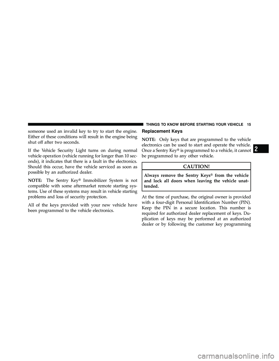 JEEP WRANGLER 2009 User Guide 