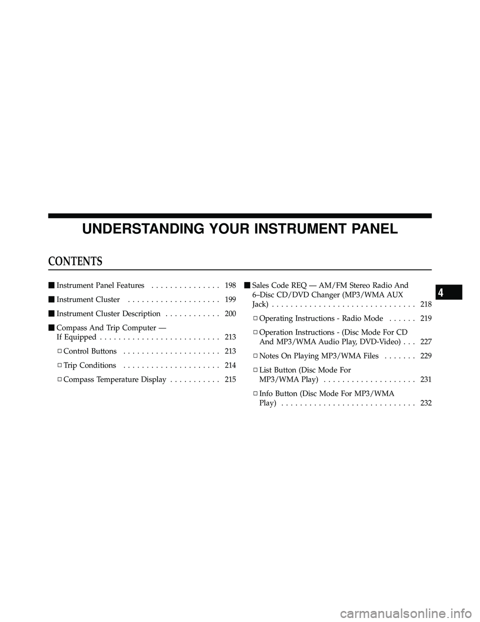 JEEP WRANGLER 2009  Owners Manual 