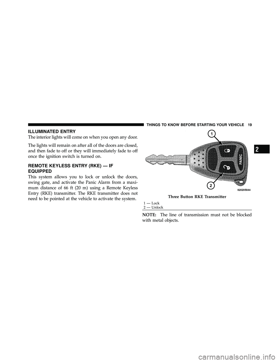 JEEP WRANGLER 2009 Owners Manual 