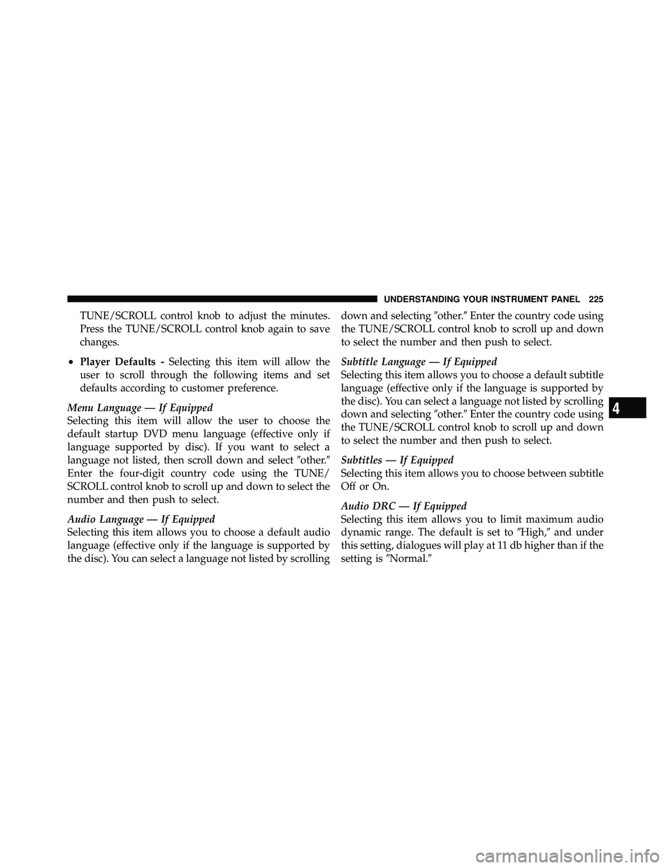 JEEP WRANGLER 2009  Owners Manual 