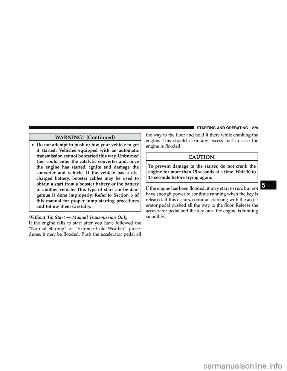 JEEP WRANGLER 2009  Owners Manual 