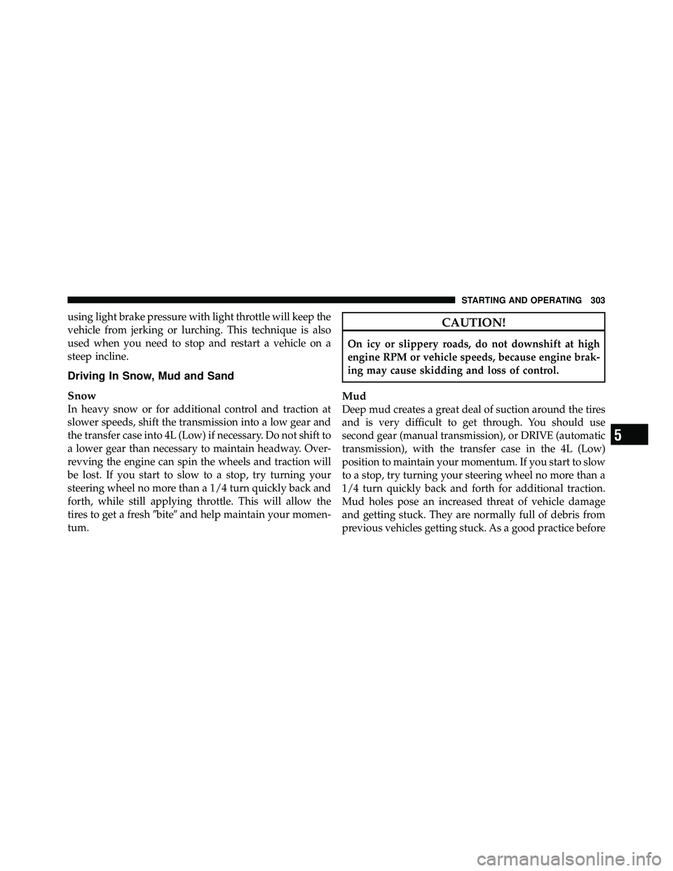 JEEP WRANGLER 2009  Owners Manual 