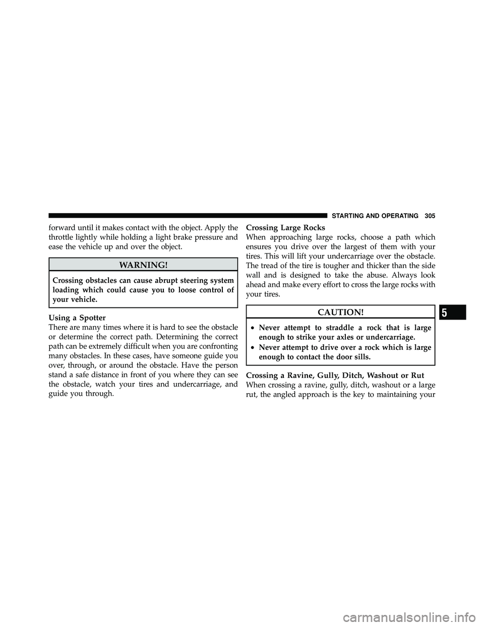 JEEP WRANGLER 2009  Owners Manual 