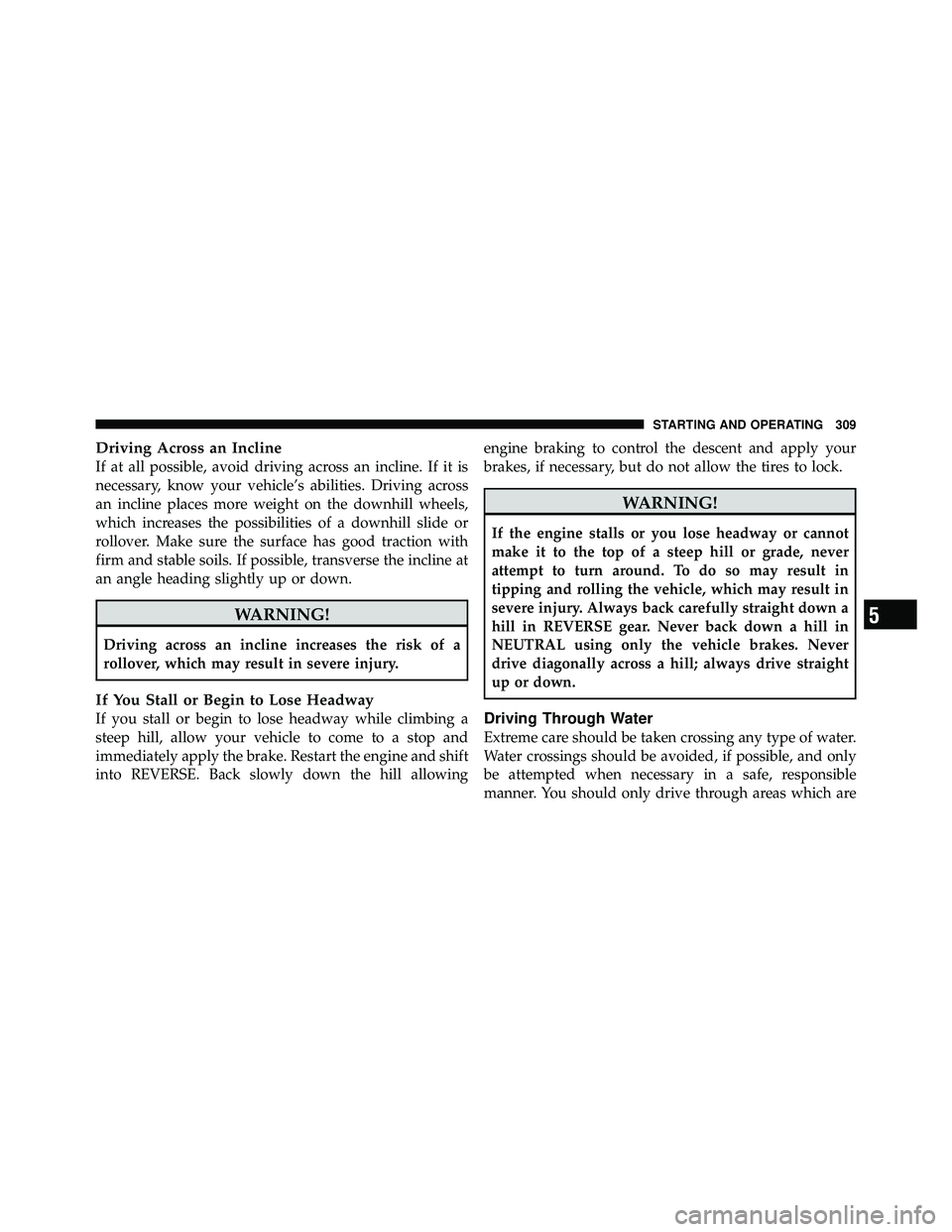 JEEP WRANGLER 2009  Owners Manual 