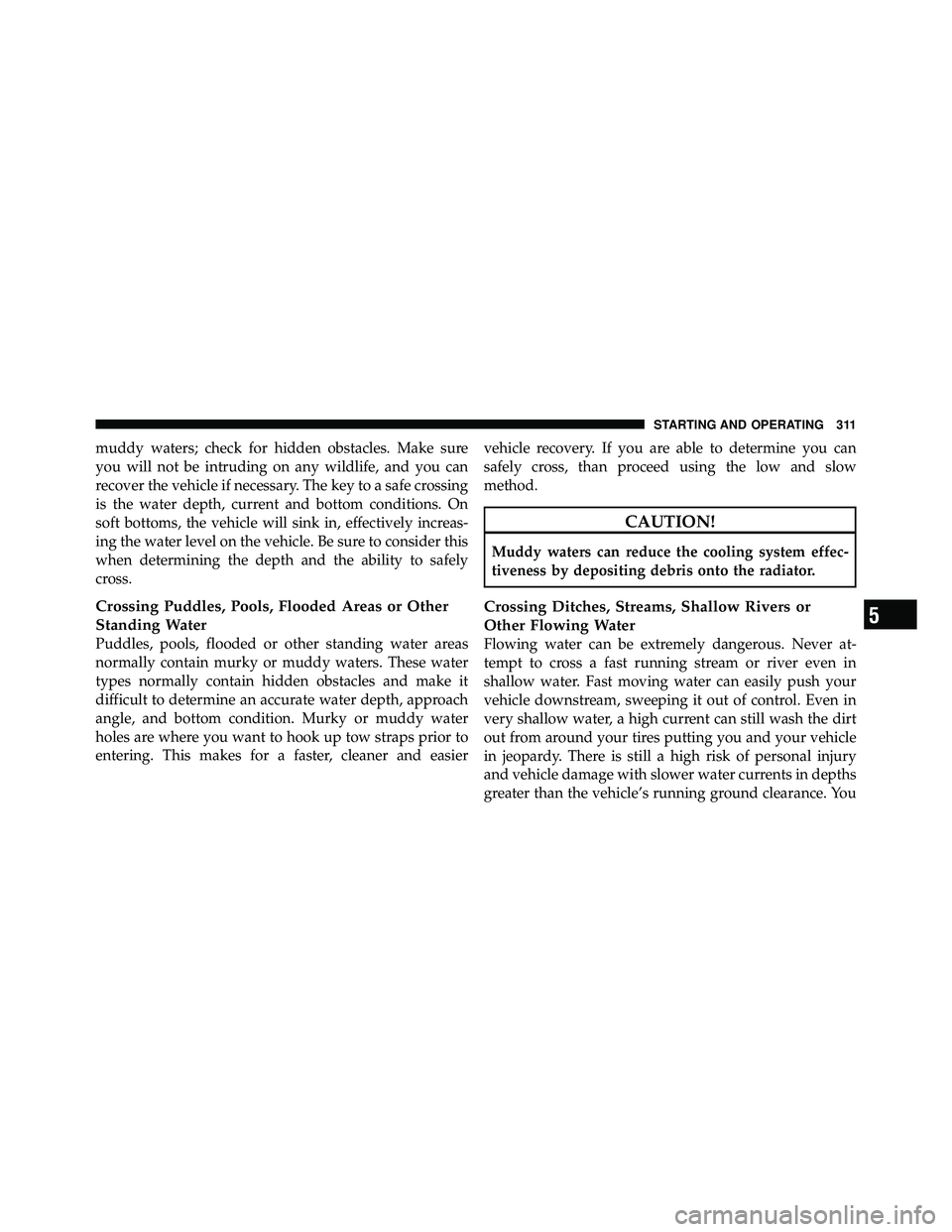 JEEP WRANGLER 2009  Owners Manual 