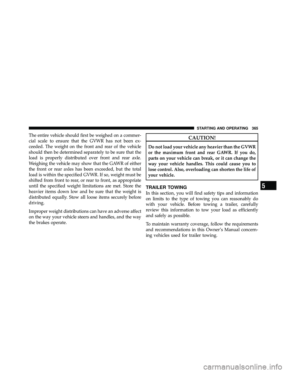 JEEP WRANGLER 2009  Owners Manual 