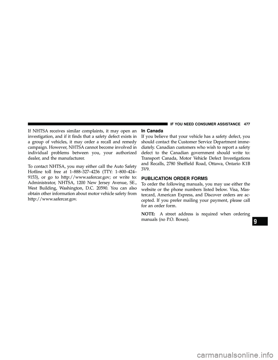 JEEP WRANGLER 2009  Owners Manual 