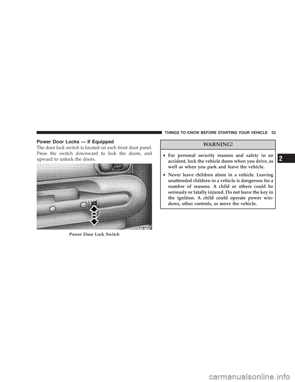 JEEP WRANGLER 2008 Owners Guide 2 