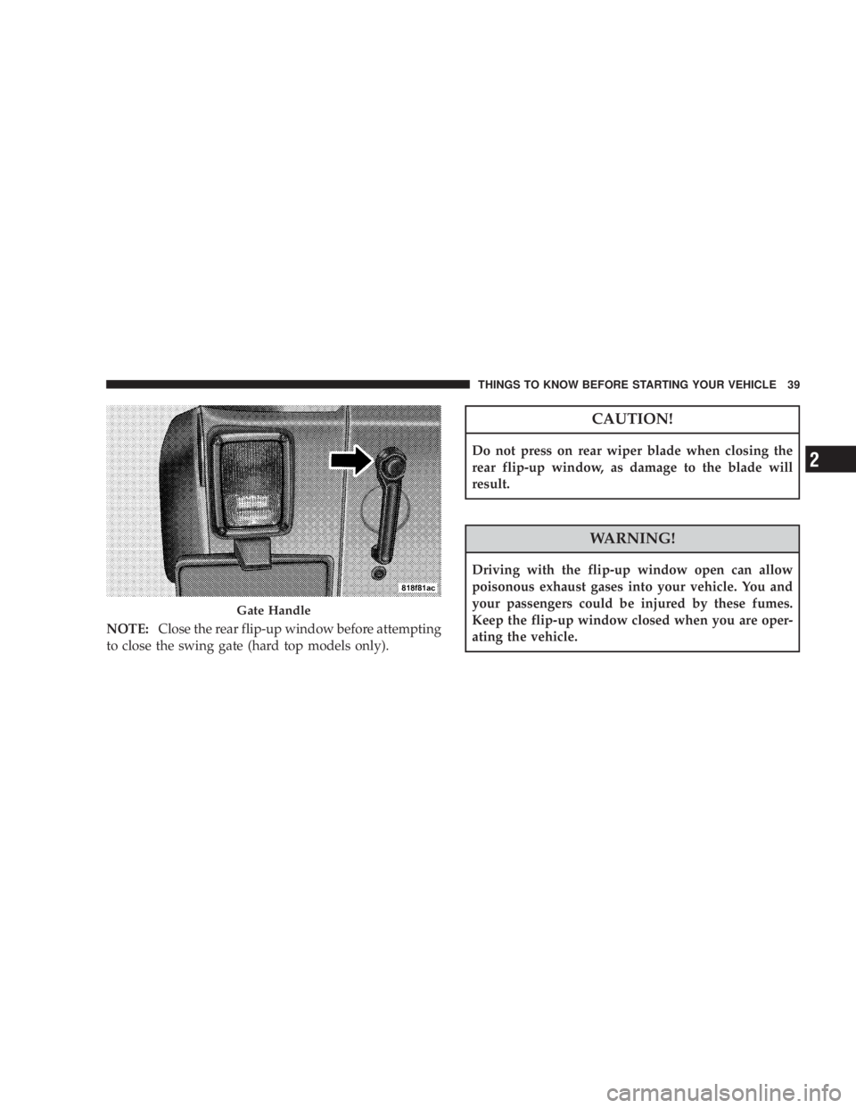 JEEP WRANGLER 2008 Owners Guide 2 