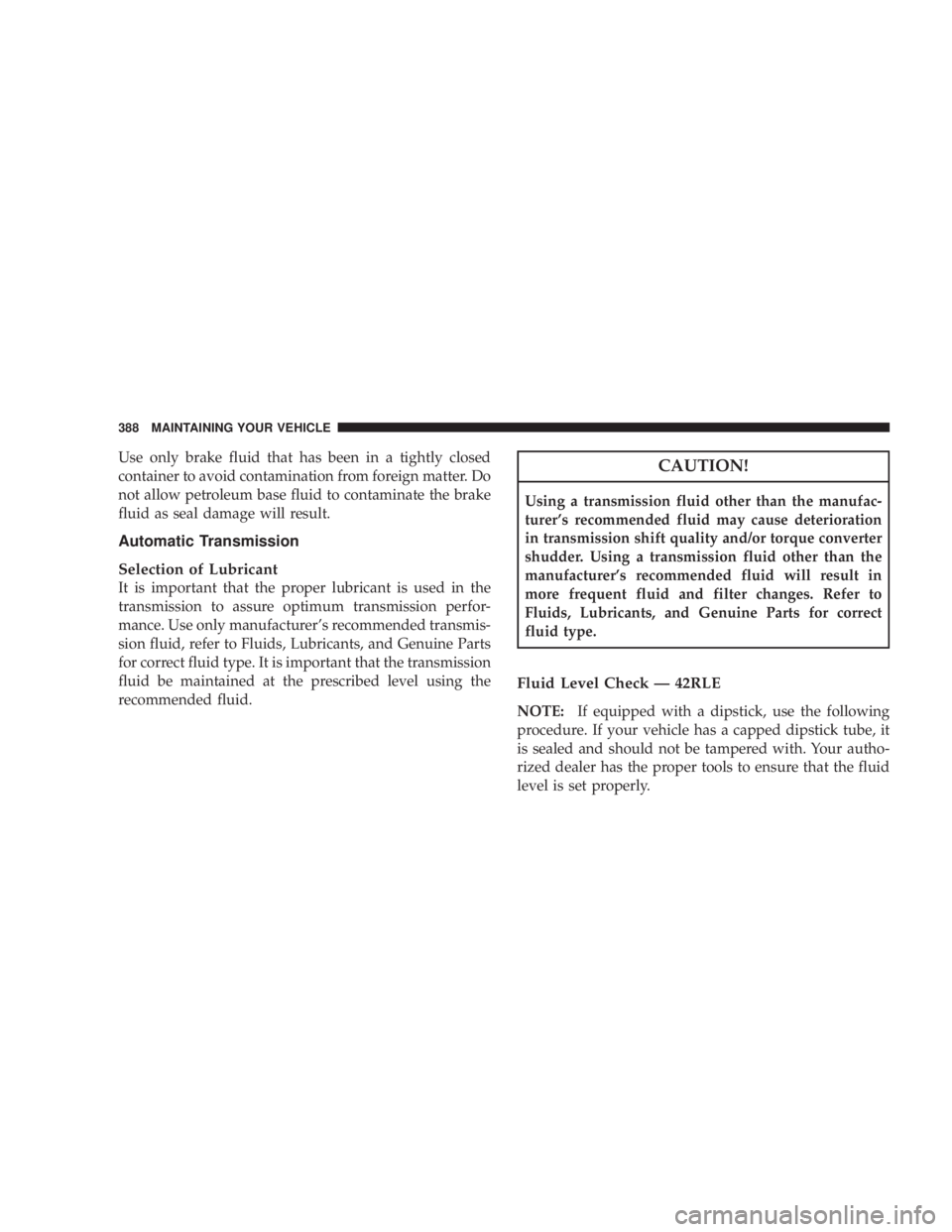 JEEP WRANGLER 2007  Owners Manual 