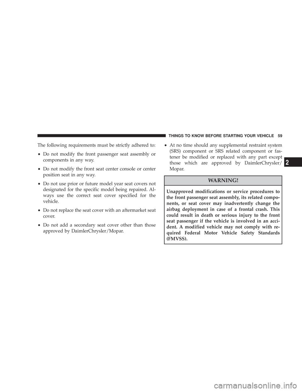 JEEP WRANGLER 2007 Workshop Manual 