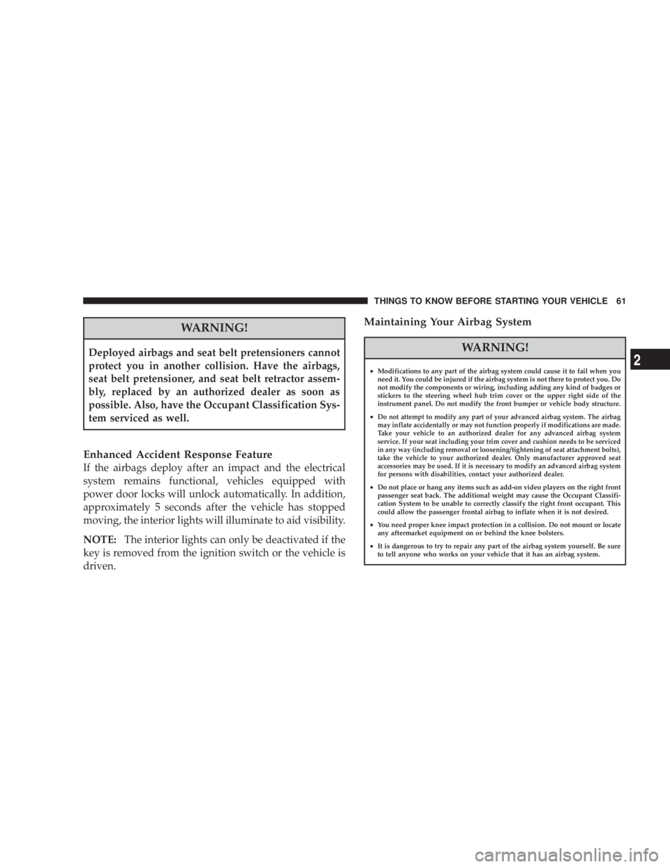 JEEP WRANGLER 2007 Repair Manual 