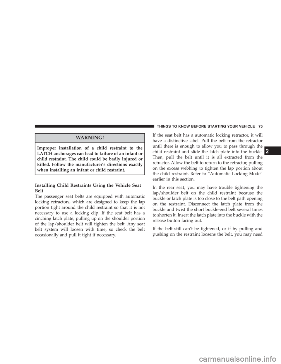 JEEP WRANGLER 2007 Manual PDF 