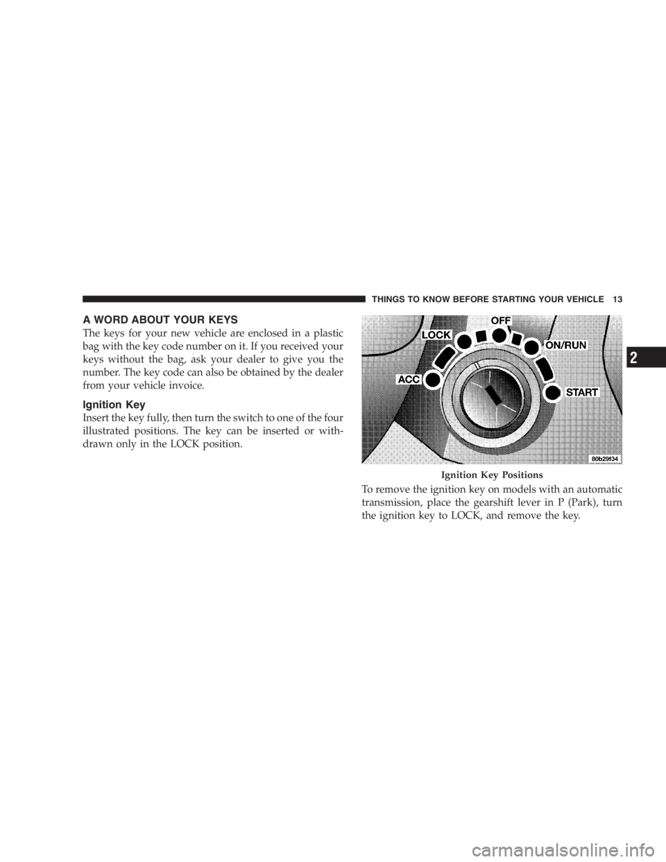 JEEP WRANGLER 2003 User Guide NOTES 