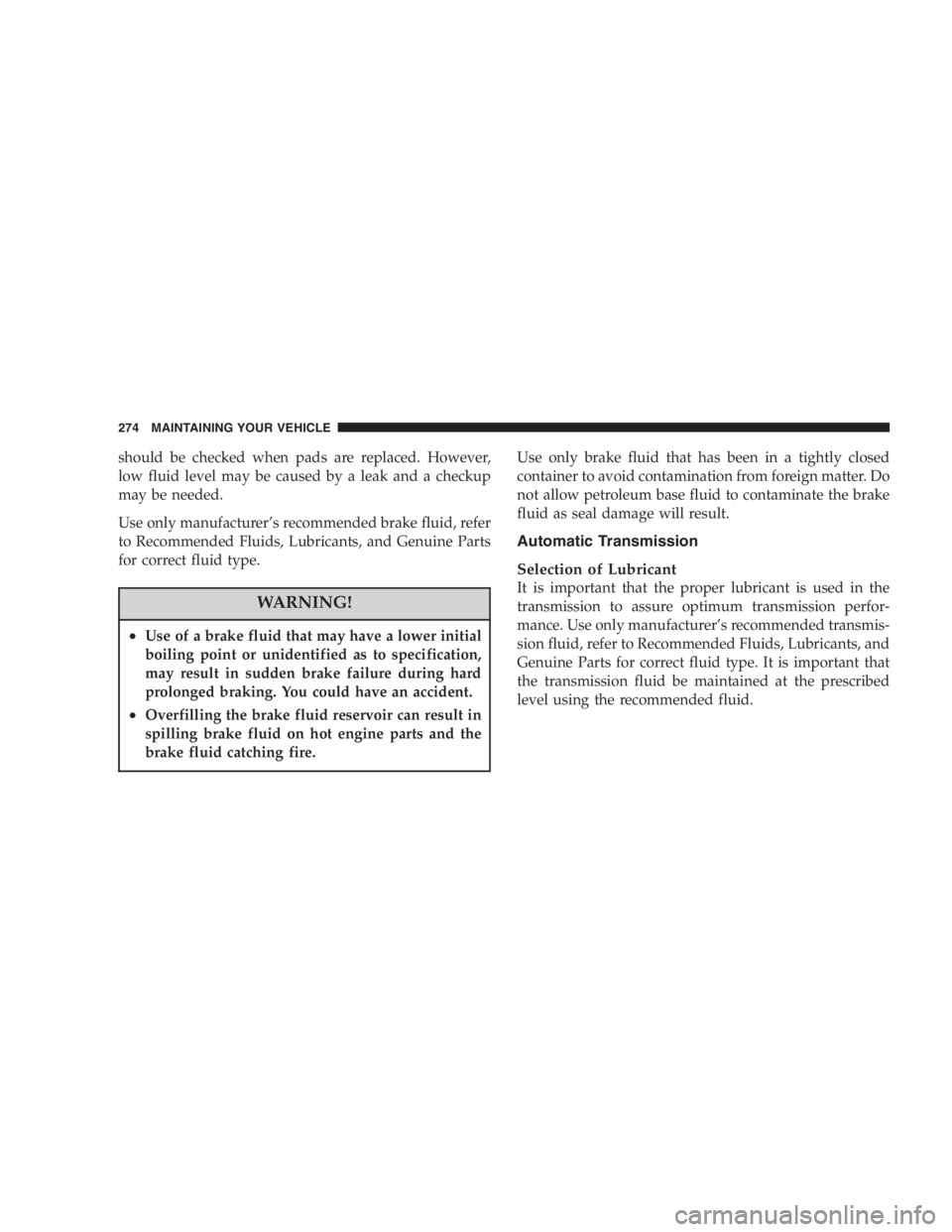 JEEP WRANGLER 2003  Owners Manual 