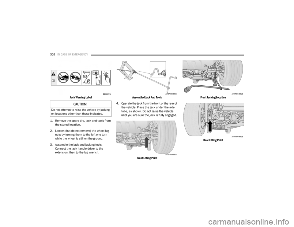 JEEP WRANGLER UNLIMITED SPORT 2020  Owners Manual 