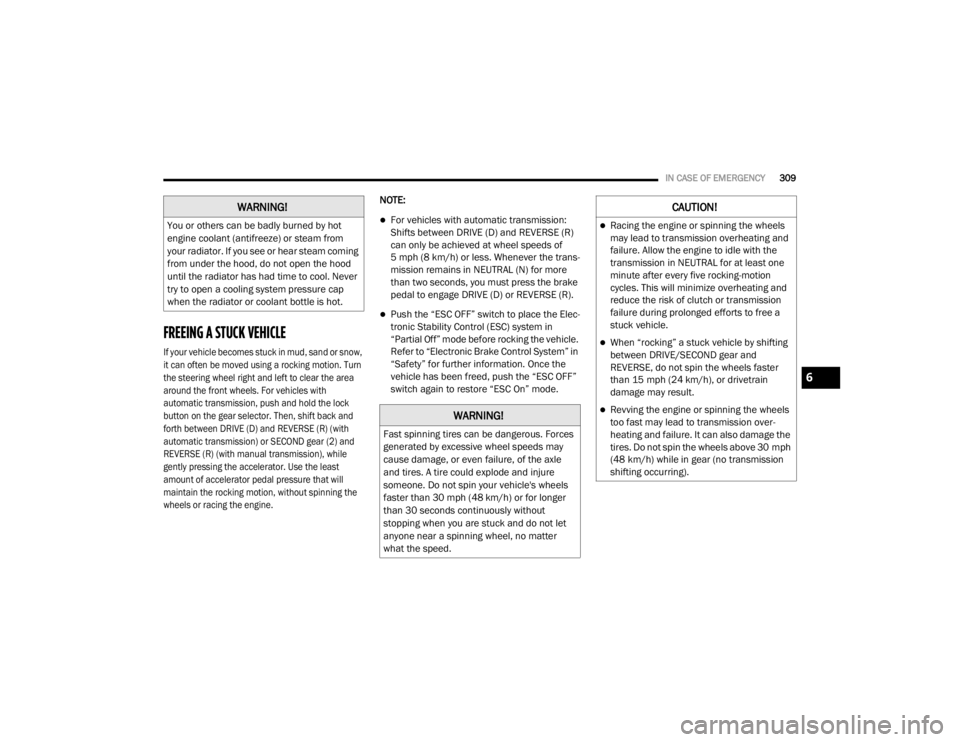 JEEP WRANGLER UNLIMITED SPORT 2020  Owners Manual �:�$�5�1�,�1�*�
�<�R�X��R�U��R�W�K�H�U�V��F�D�Q��E�H��E�D�G�O�\��E�X�U�Q�H�G��E�\��K�R�W�
�H�Q�J�L�Q�H��F�R�R�O�D�Q�W���D�Q�W�L�I�U�H�H�]�H�\f��R�U��V�W�H�D�P��I�U�R�P�
�\�R�X�U��U�D