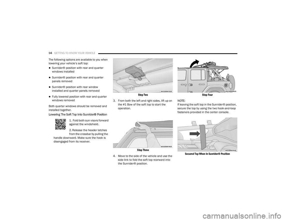 JEEP WRANGLER UNLIMITED SPORT 2020  Owners Manual 
