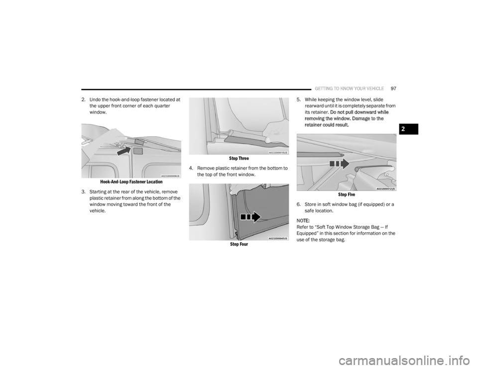 JEEP WRANGLER UNLIMITED SPORT 2020  Owners Manual 2

20_JL_OM_EN_USC_t.book  Page 97   