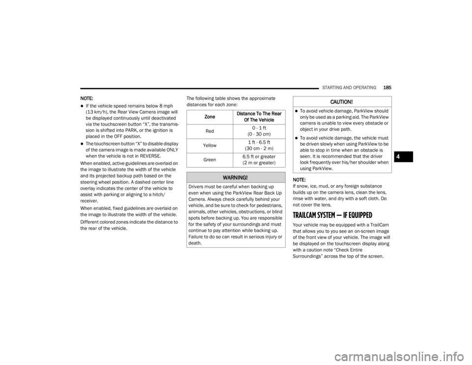 JEEP WRANGLER UNLIMITED 2022  Owners Manual �:�$�5�1�,�1�*�
��U�L�Y�H�U�V��P�X�V�W��E�H��F�D�U�H�I�X�O��Z�K�H�Q��E�D�F�N�L�Q�J��X�S�
�H�Y�H�Q��Z�K�H�Q��X�V�L�Q�J��W�K�H��3�D�U�N�9�L�H�Z��5�H�D�U��%�D�F�N��8�S�
�&�D�P�H�U�D���