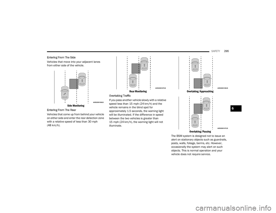 JEEP WRANGLER UNLIMITED 2022  Owners Manual 6

21_JL_OM_EN_USC_t.book  Page 295   
