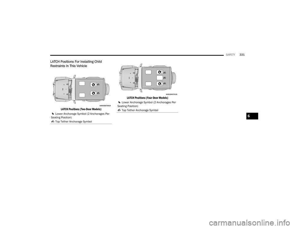 JEEP WRANGLER UNLIMITED 2022  Owners Manual ��/�R�Z�H�U��$�Q�F�K�R�U�D�J�H��6�\�P�E�R�O�����$�Q�F�K�R�U�D�J�H�V��3�H�U�
�6�H�D�W�L�Q�J��3�R�V�L�W�L�R�Q�\f
��7�R�S��7�H�W�K�H�U��$�Q�F�K�R�U�D�J�H��6�\�P�E�R�O
6

21_JL_OM_EN_USC_t.b