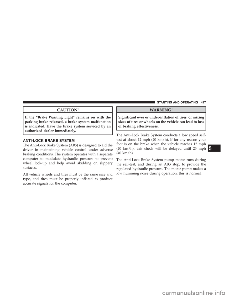 JEEP WRANGLER UNLIMITED 2011  Owners Manual 
