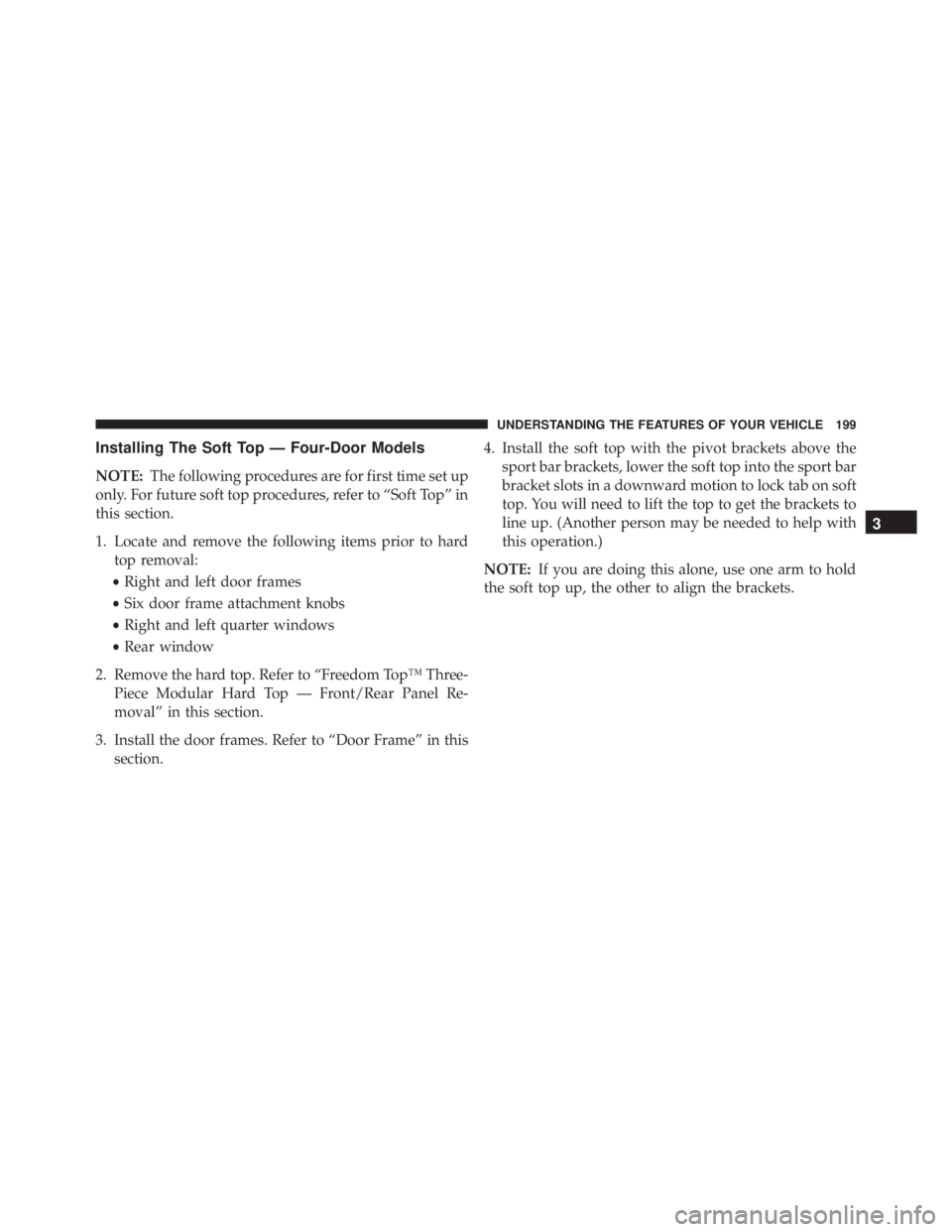 JEEP WRANGLER UNLIMITED SAHARA 2014  Owners Manual 