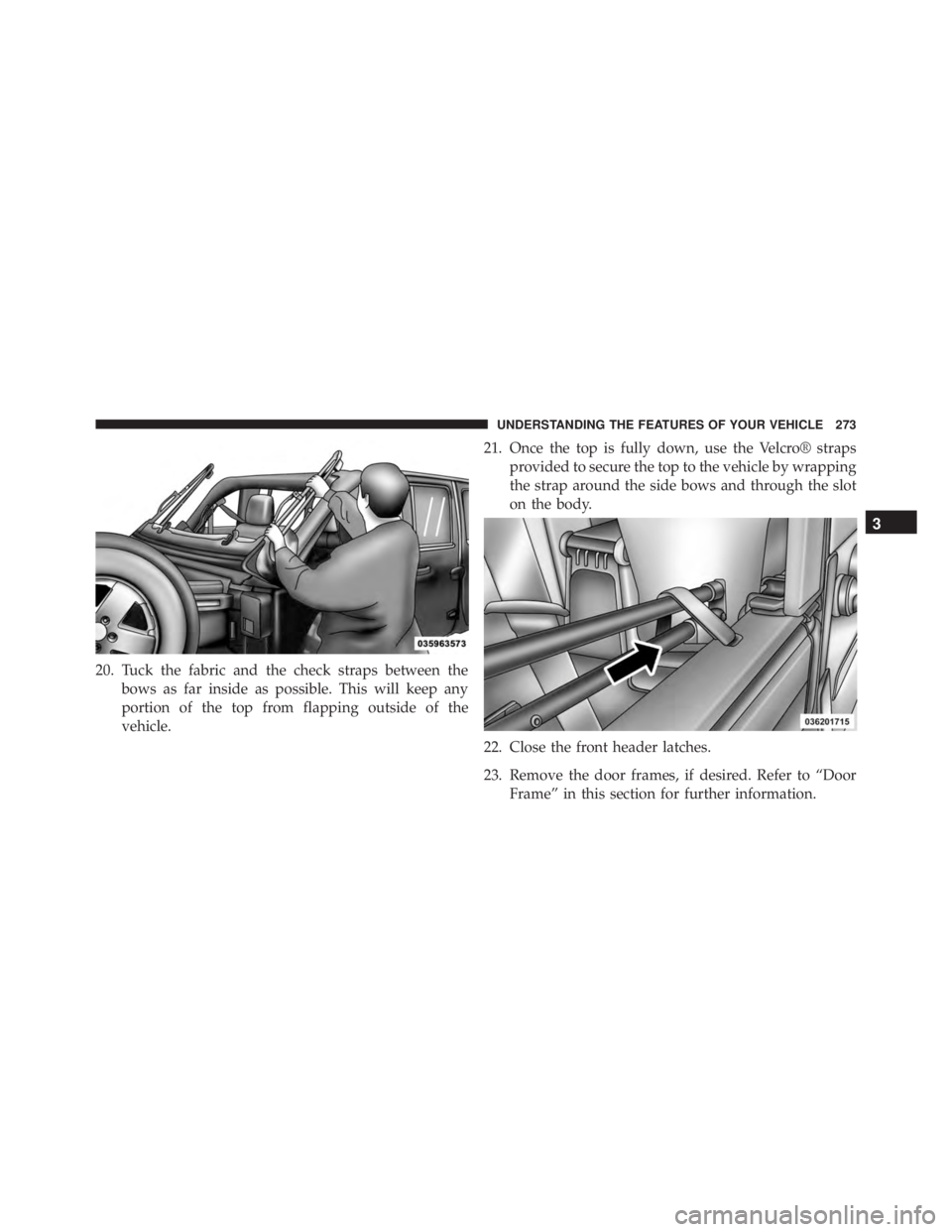 JEEP WRANGLER UNLIMITED SAHARA 2014  Owners Manual 3
UNDERSTANDING THE FEATURES OF YOUR VEHICLE 273 