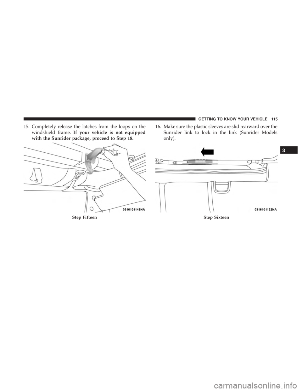 JEEP WRANGLER UNLIMITED SPORT 2016 Owners Manual JEEP WRANGLER UNLIMITED SPORT 2016 Owners Manual