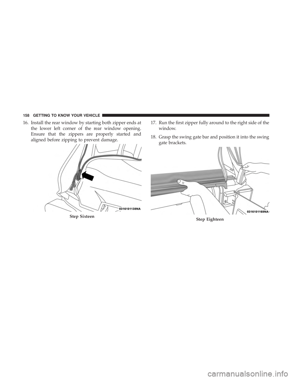 JEEP WRANGLER UNLIMITED SPORT 2016  Owners Manual 