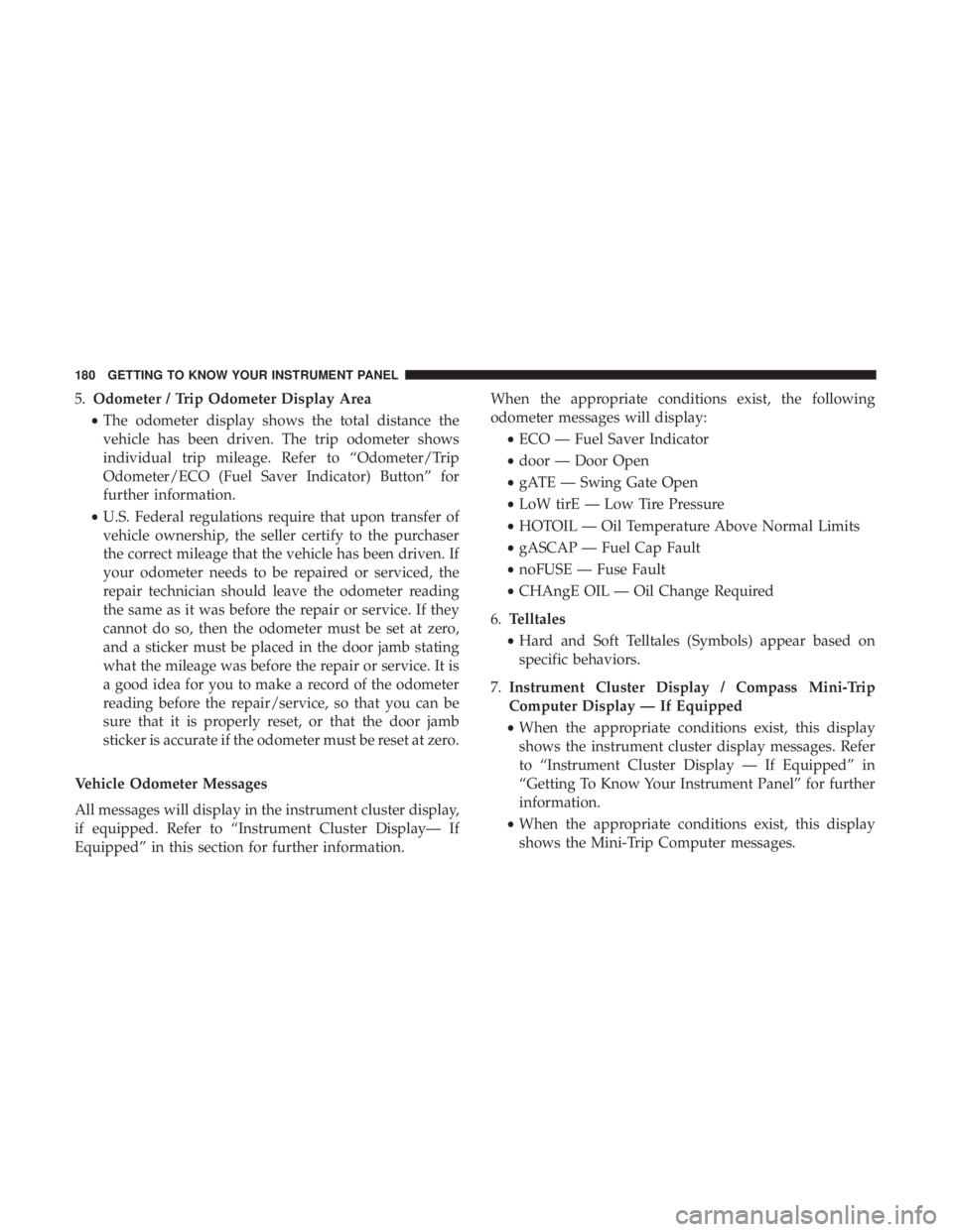 JEEP WRANGLER UNLIMITED SPORT 2016  Owners Manual 