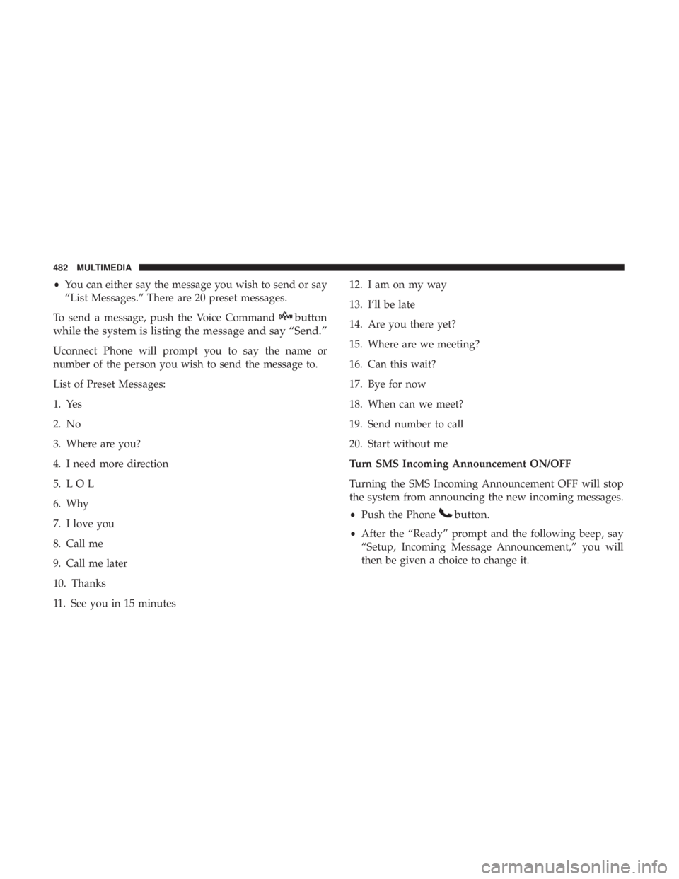 JEEP WRANGLER UNLIMITED SPORT 2016  Owners Manual 
