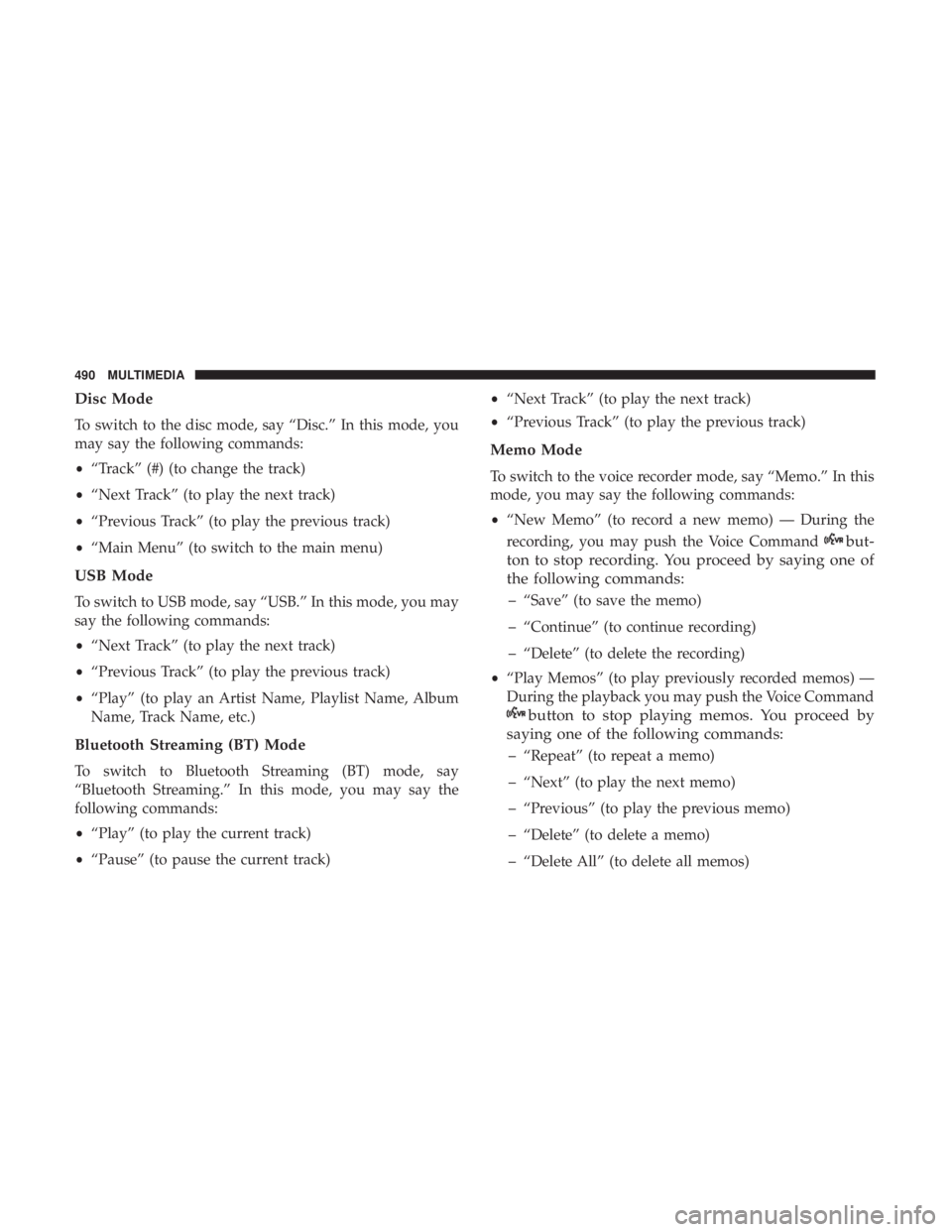 JEEP WRANGLER UNLIMITED SPORT 2016  Owners Manual 