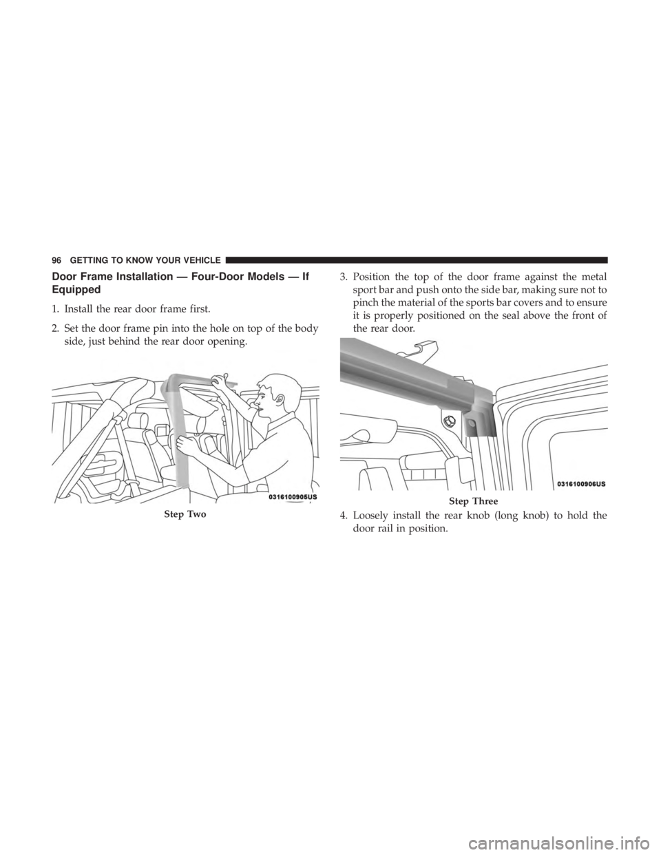 JEEP WRANGLER UNLIMITED SPORT 2016 Owners Manual JEEP WRANGLER UNLIMITED SPORT 2016 Owners Manual