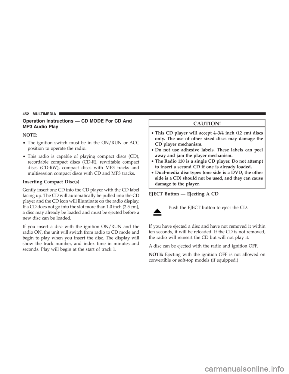 JEEP WRANGLER UNLIMITED 2017  Owners Manual 