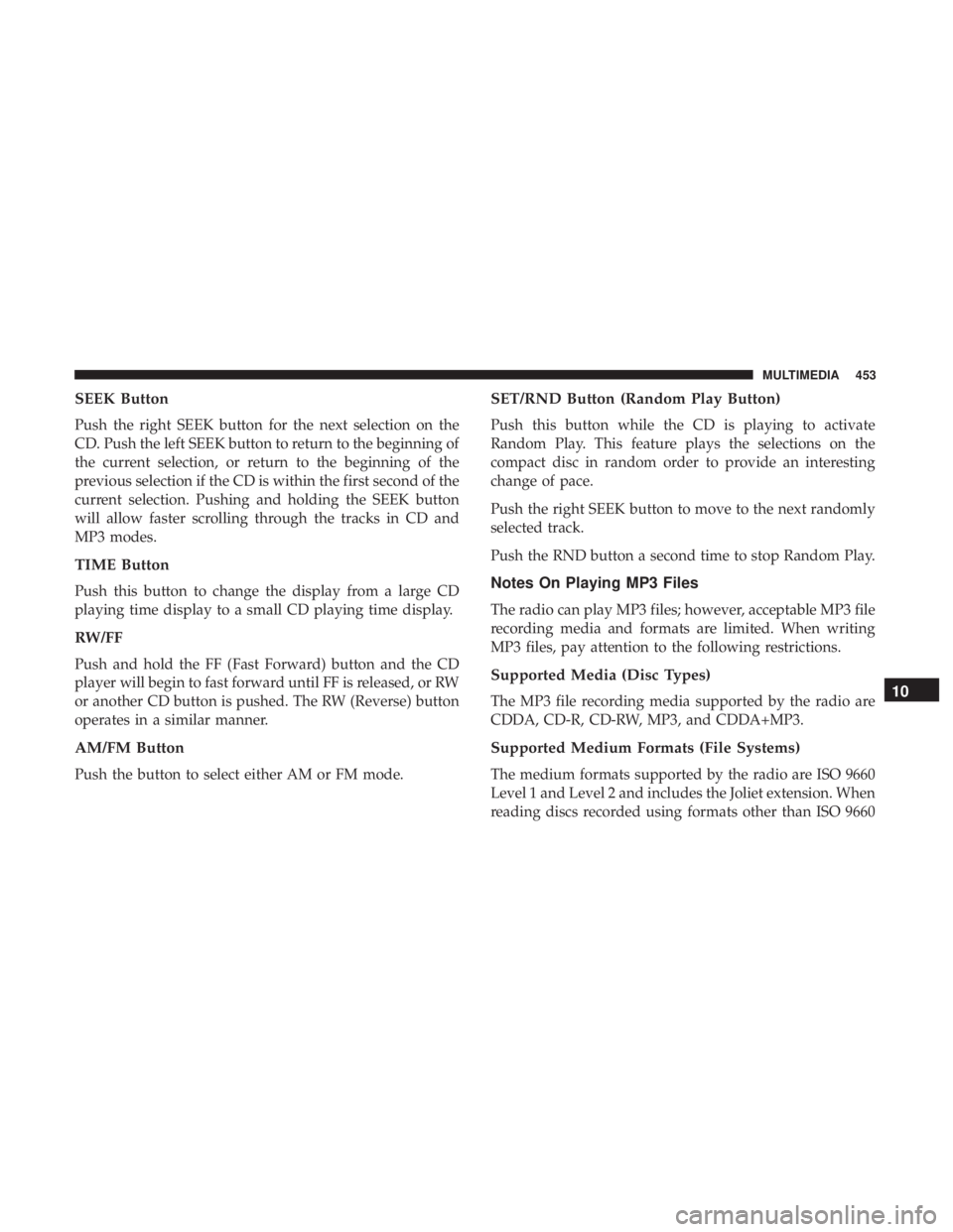 JEEP WRANGLER UNLIMITED 2017  Owners Manual 