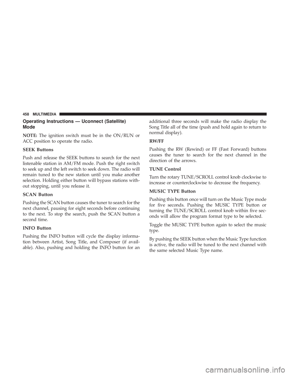 JEEP WRANGLER UNLIMITED 2017  Owners Manual 