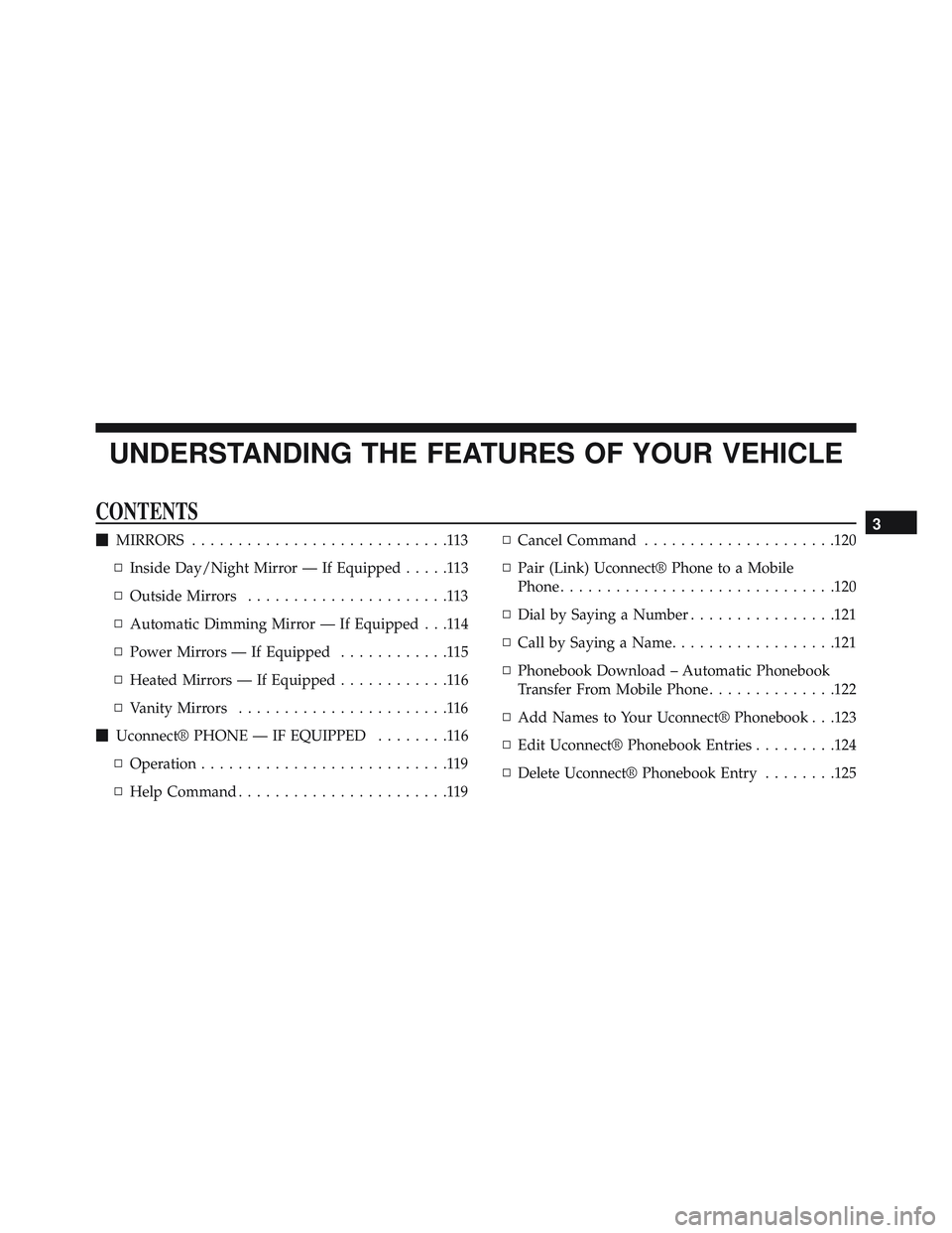 JEEP WRANGLER UNLIMITED 2015  Owners Manual 