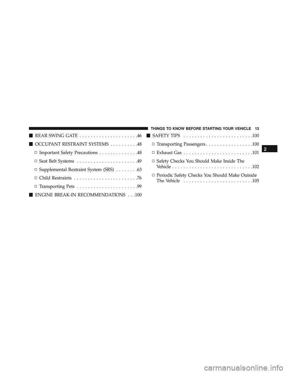 JEEP WRANGLER UNLIMITED 2015 User Guide JEEP WRANGLER UNLIMITED 2015 User Guide