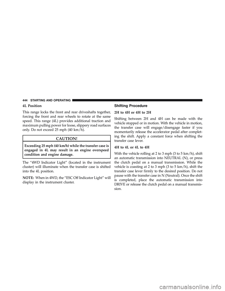 JEEP WRANGLER UNLIMITED 2015  Owners Manual 