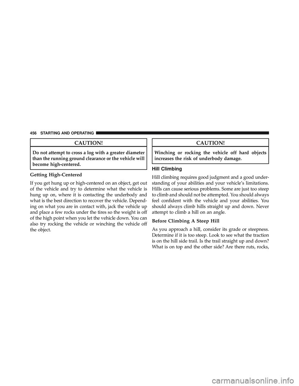 JEEP WRANGLER UNLIMITED 2015  Owners Manual 