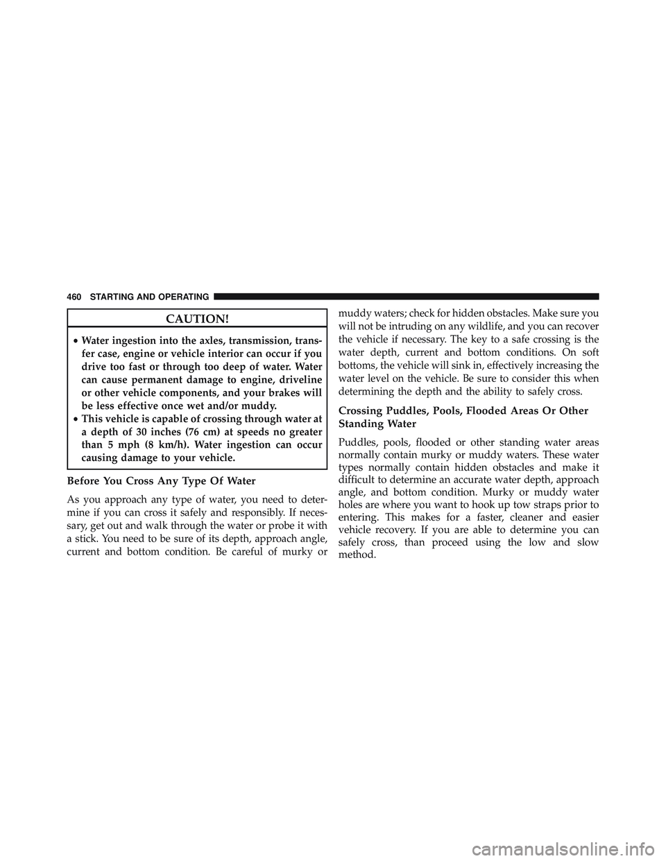 JEEP WRANGLER UNLIMITED 2015  Owners Manual 