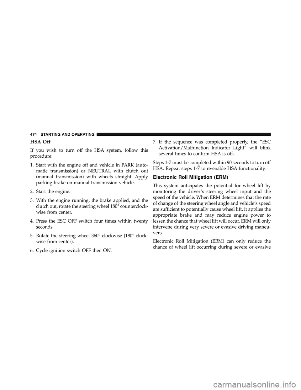 JEEP WRANGLER UNLIMITED 2015  Owners Manual 