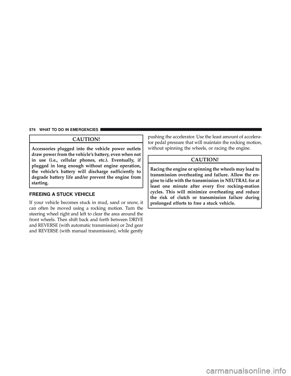 JEEP WRANGLER UNLIMITED 2015  Owners Manual 