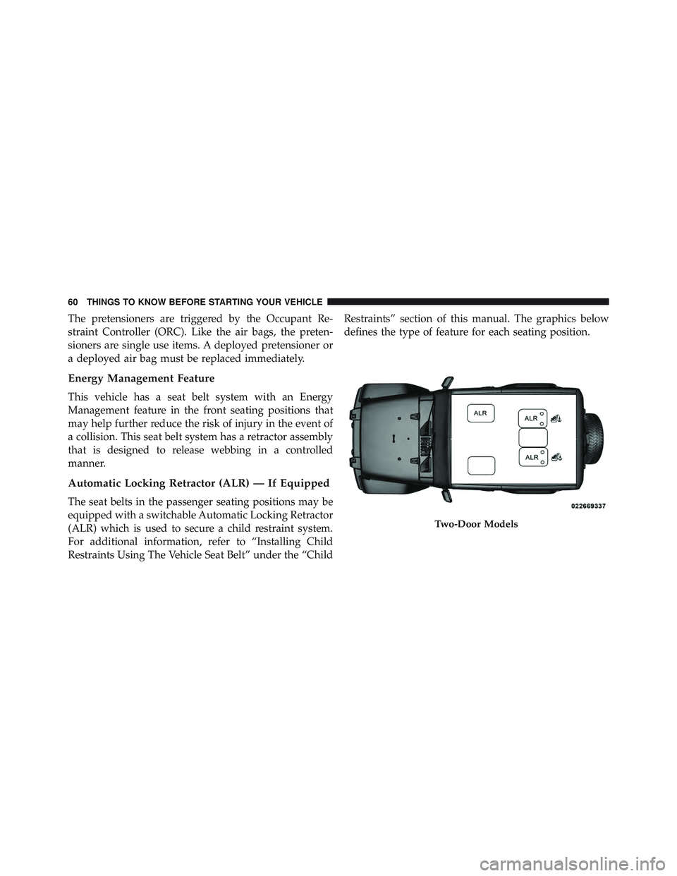 JEEP WRANGLER UNLIMITED 2015 Repair Manual 